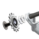 Axle Idler Pulley V2 with Spacer