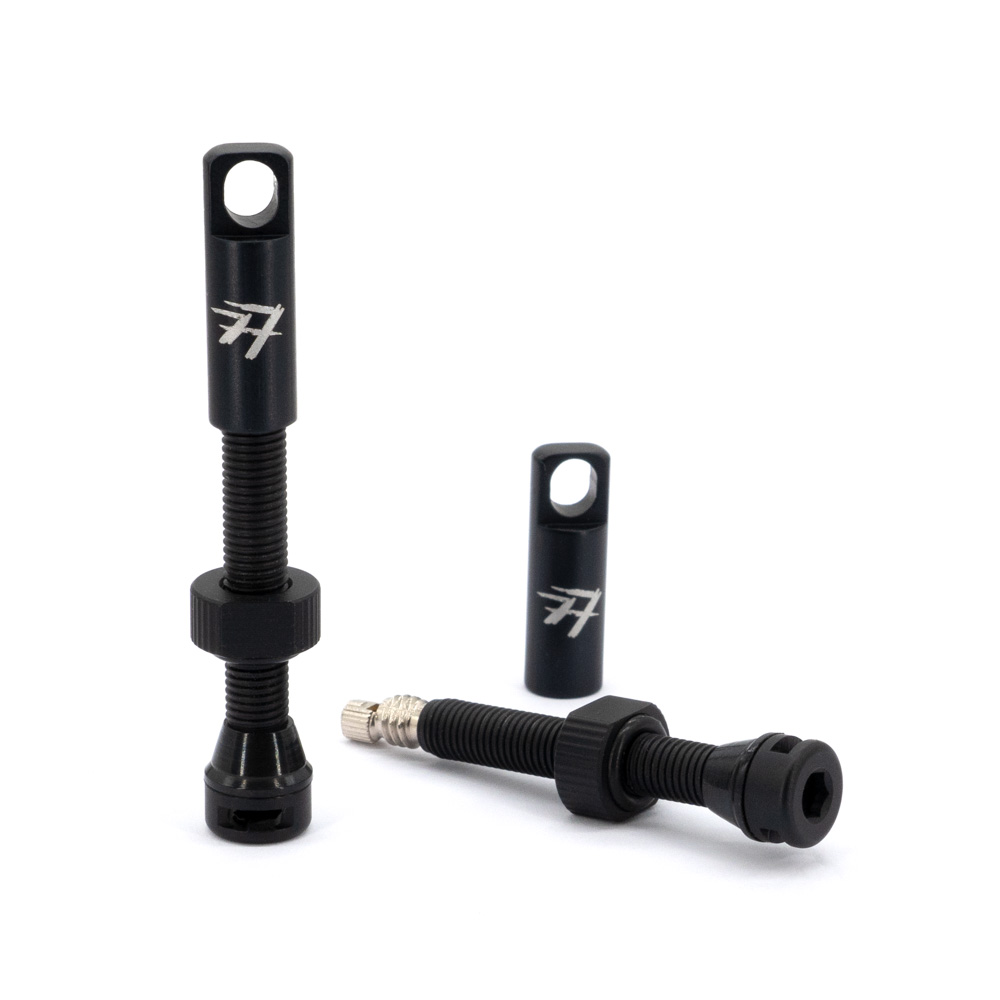 [1003196] Tubeless Valves (Set), SV 44mm (Black)