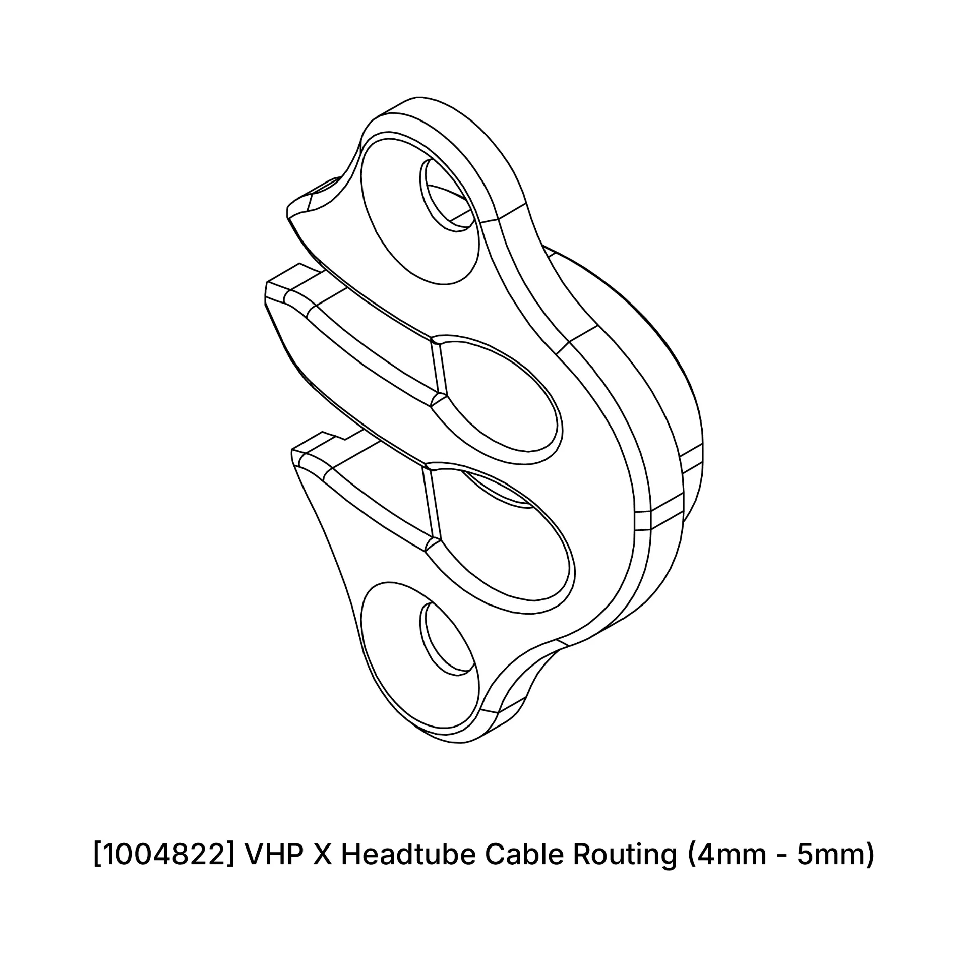 VHP X Headtube Cable Routing
