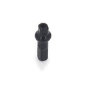 Sapim Speichennippel, Schwarz, Alu, 16 mm, Polyax, double square, secure lock
